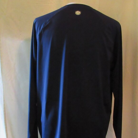 Life is Good Blue Performance LS Tee Lob Star Size Large Poly/Spandex Blend EUC - Picture 4 of 9
